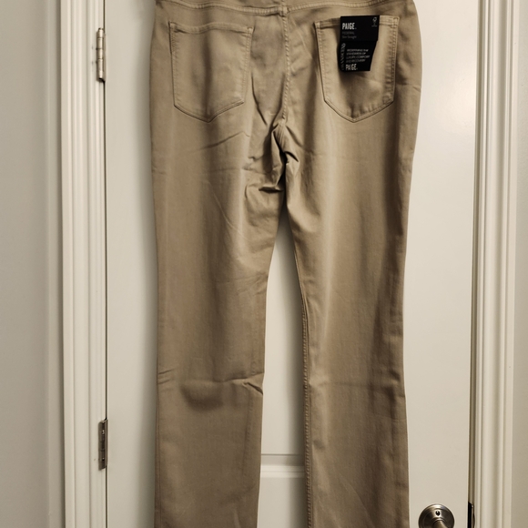 PAIGE Transcend Federal Toasted Almond Trousers - Picture 5 of 5
